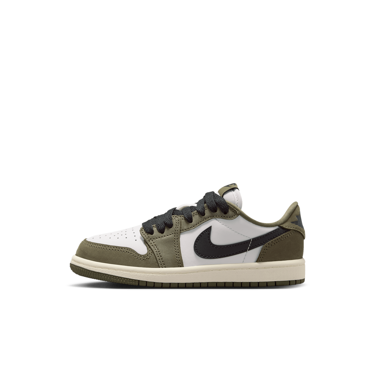 NIKE公式】エア ジョーダン 1 LOW OG 'Medium Olive and Summit White